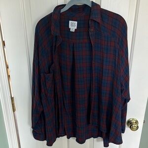 BDG Plaid Button-Up Shirt Flannel